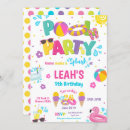 Suche nach strandgeburtstags party einladungen Mädchengeburtstag