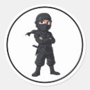 Suche nach cartoon ninja aufkleber Kriegerin