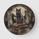 Suche nach halloween katze wanduhren Fledermäuse