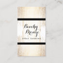 Suche nach tanning visitenkarten Gold