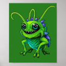 Suche nach ungeheuer poster Grün