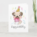 Suche nach niedlicher mops karten Hund