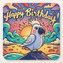 Suche nach bunte vögel untersetzer Vintage
