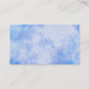 Suche nach wolken des blauen himmels visitenkarten Einfach
