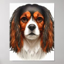 Suche nach cavalier king charles spaniel poster Hundeportrait