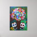 Suche nach tag der toten leinwandbilder Calavera
