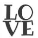 Suche nach liebe redewendungen aufkleber Typografie