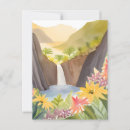 Suche nach tropischer wasserfall postkarten Landschaft