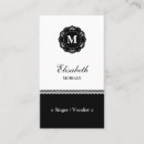 Suche nach singer songwriter visitenkarten Sängerin