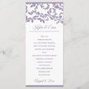 Suche nach lila hochzeitsprogramm Zeremonie