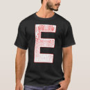 Suche nach monogramm e tshirts Initialzündung
