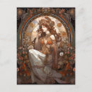 Suche nach alphonse mucha postkarten Dame