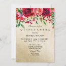 Suche nach goldfolie einladungen Quinceanera