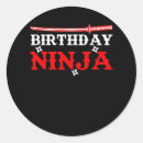 Suche nach ninja geburtstag aufkleber Krieger