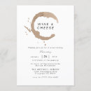 Suche nach käse und wein einladungen Braut