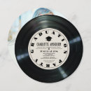 Suche nach vinyl platte einladungen Jede person