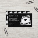 Suche nach plattenspieler visitenkarten Musik