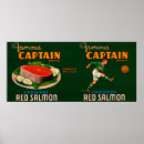 Suche nach kapitän poster Lachs