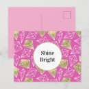 Suche nach rosa diamanten postkarten Für sie