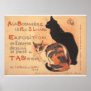 Suche nach französische katze poster Steinlen