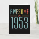 Suche nach 1953 geburtstag karten Vintag