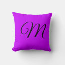 Suche nach lila der orchidee kissen Monogramm