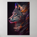 Suche nach abstrakter wolf poster Farbig