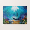 Suche nach schiffbruch puzzle Ozean