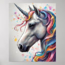 Suche nach regenbogen einhorn poster Pferd