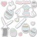 Suche nach frohe ostern aufkleber Hasen