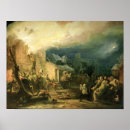 Suche nach rettung poster Flammen