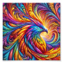 Suche nach abstrakter vogel poster Psychedelisch