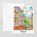 Suche nach baum gezeichnet postkarten Aquarell