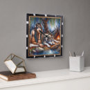 Suche nach grauwolf poster wanduhren Jede person