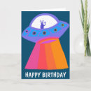 Suche nach ufo geburtstag karten Raumschiff