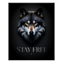 Suche nach lone wolf poster Wolfskunst