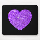 Suche nach lila herzen mousepads Schwarz