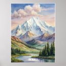 Suche nach denali poster Reiseplakat
