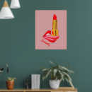 Suche nach lipstick poster Trendy