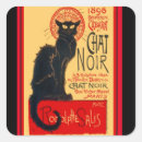 Suche nach le chat noir aufkleber Schwarzkatze