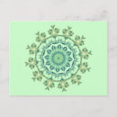 Suche nach grüne mandala postkarten Kaleidoskop