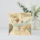 Suche nach vintager heißluftballon karten Schick