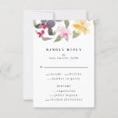 Suche nach dramatische hochzeit rsvp karten Braut