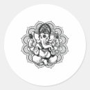 Suche nach gott ganesha aufkleber Meditation