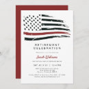 Suche nach firefighter einladungen Dünne rote linie