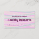 Suche nach dessert visitenkarten Jede person