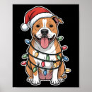 Suche nach staffordshire terrier poster Frohe weihnachten