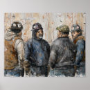 Suche nach arbeit poster Aquarell