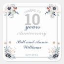Suche nach 10 hochzeitstag aufkleber Silber
