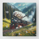 Suche nach dampf motor wanduhren Lokomotive